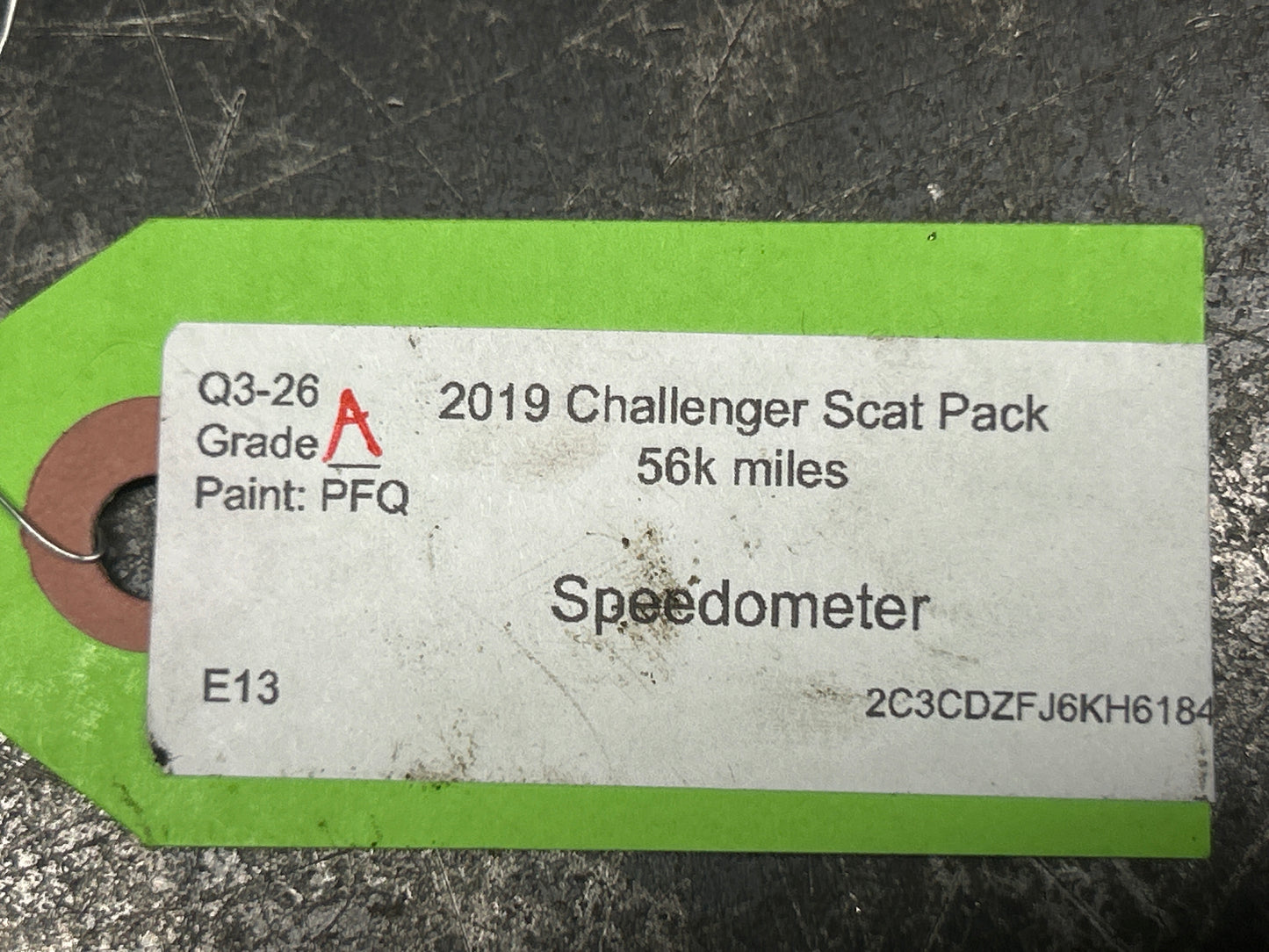17-22 Challenger Scat Pack 6.4L 180MPH Speedometer Instrument Cluster 56K Miles