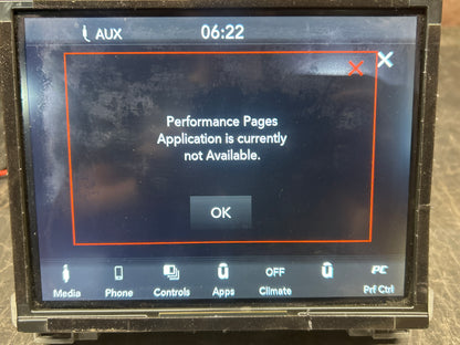 2017-2019 CHALLENGER/CHARGER/300 OEM VP4 NAVIGATION TOUCH SCREEN 68396531AC