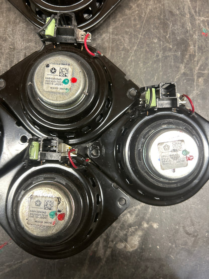 2012-2023 Mopar Dodge Challenger Harman Kardon Speaker Set of 7 05091042AC OEM