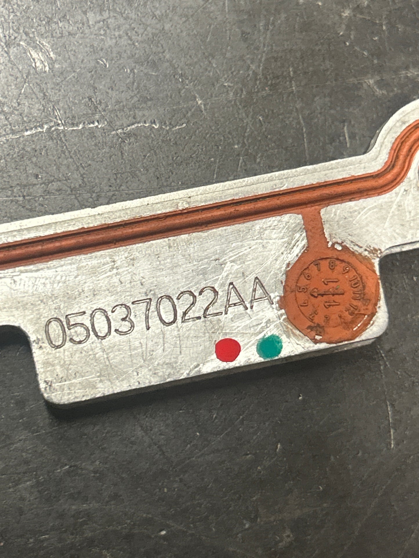 1996–2002 Dodge Viper engine oil pan gasket with an 8.0L V10 engine 05037022AA