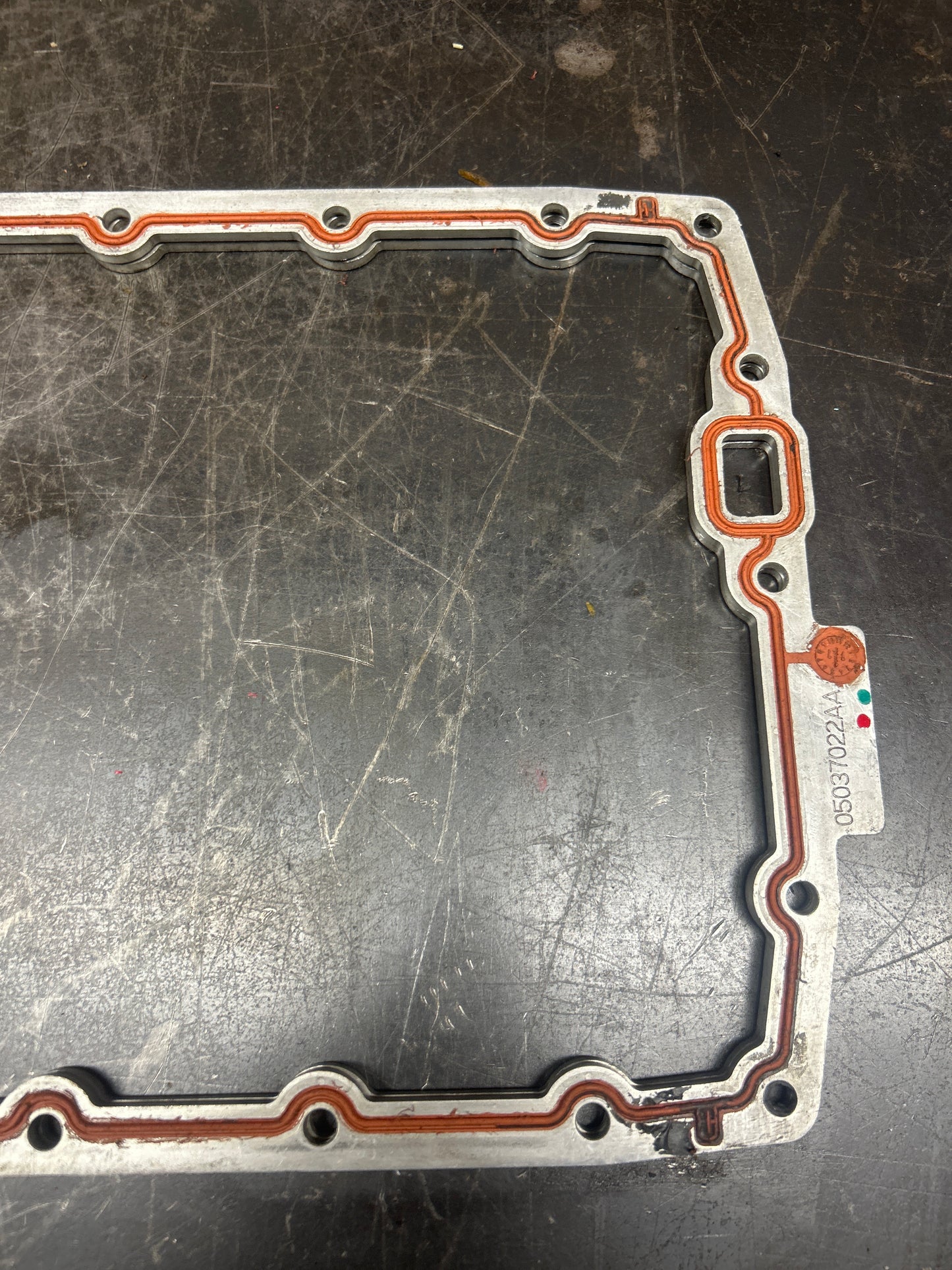 1996–2002 Dodge Viper engine oil pan gasket with an 8.0L V10 engine 05037022AA