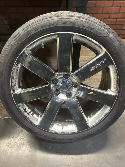 2012-2014 Chrysler 300 SRT8 7 Spoke OEM Chrome 20x9 5x115 Wheels Rims Set of 4