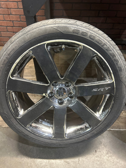 2012-2014 Chrysler 300 SRT8 7 Spoke OEM Chrome 20x9 5x115 Wheels Rims Set of 4