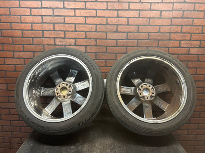 2012-2014 Chrysler 300 SRT8 7 Spoke OEM Chrome 20x9 5x115 Wheels Rims Set of 4
