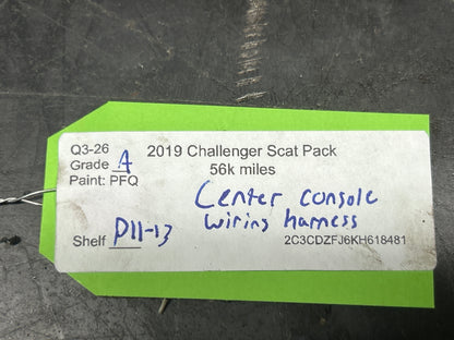 2019-2023 Dodge Challenger Center Console Jumper Wire Harness OEM 68409818AC