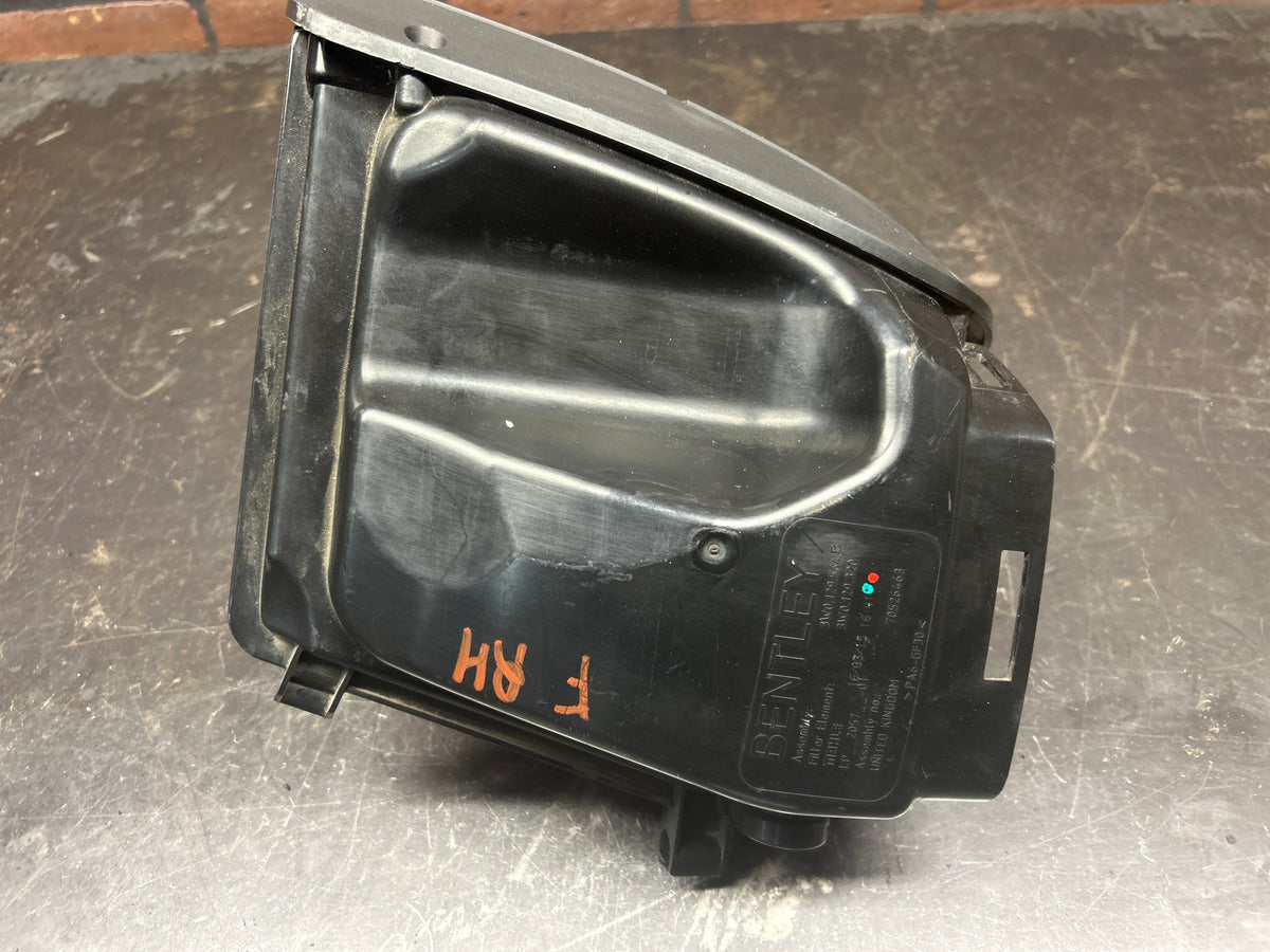 13-18 Bentley Continental Gt Gtc Flying Spur Right filter Air Box 3W0129601F