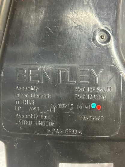 13-18 Bentley Continental Gt Gtc Flying Spur Right filter Air Box 3W0129601F