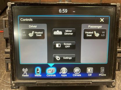 15-17 Chrysler 200 Touch Screen Radio 8.4" Display UConnect VP3 NA 68190256AB