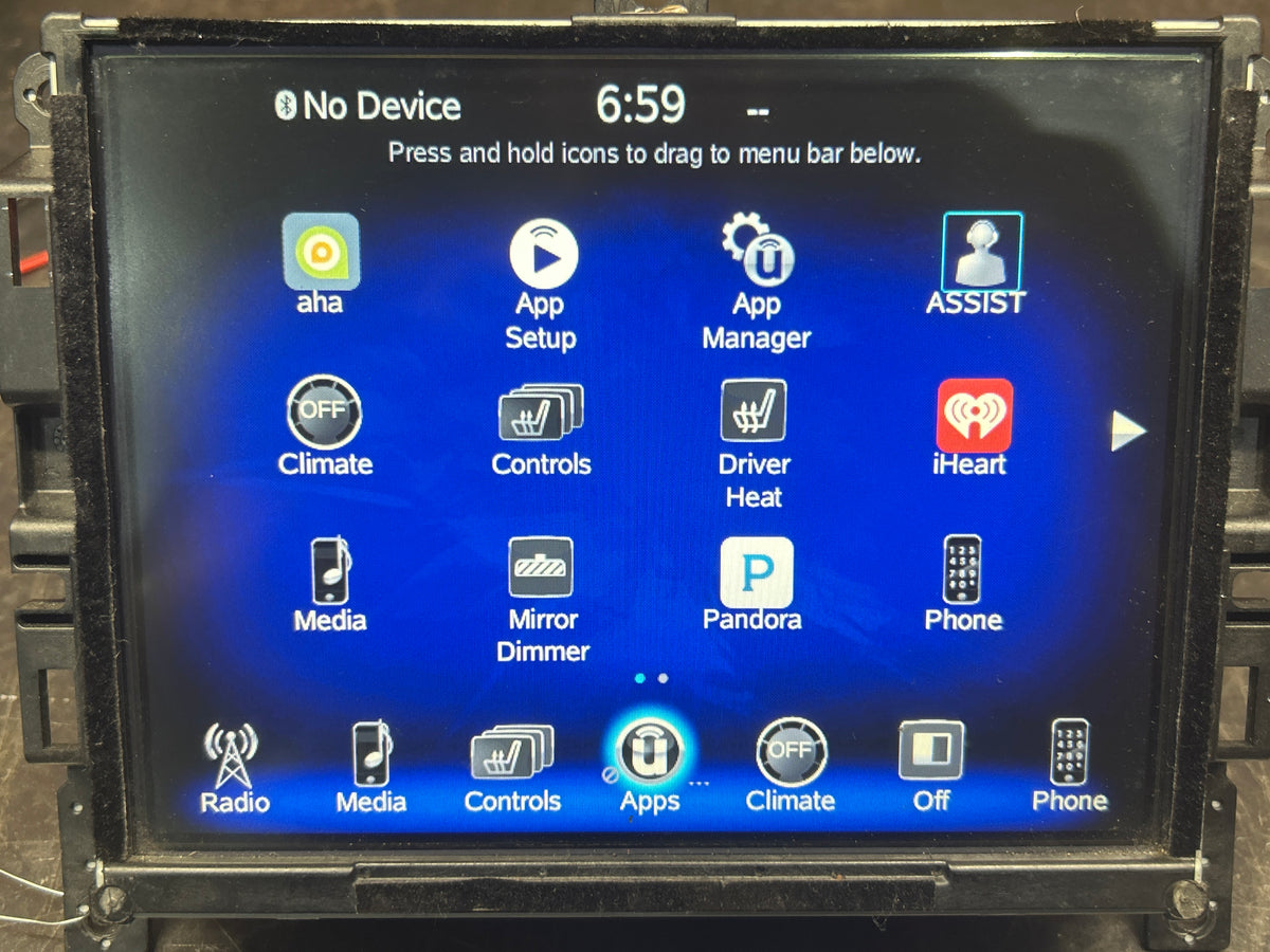 15-17 Chrysler 200 Touch Screen Radio 8.4" Display UConnect VP3 NA 68190256AB