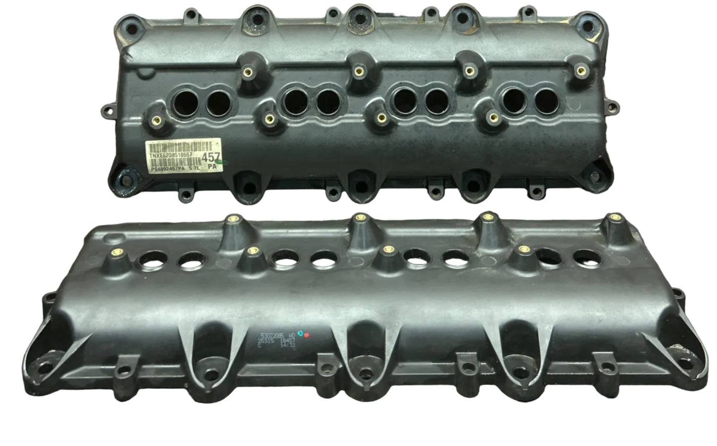 11-23 Set of (2) Mopar 5.7L 6.4L Hemi Valve Cover Dodge Chrysler 53022085AD