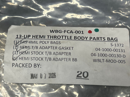 MMX 3.0L Whipple Supercharger 112mm to 130mm 6x6x3 Throttle Body Adapter