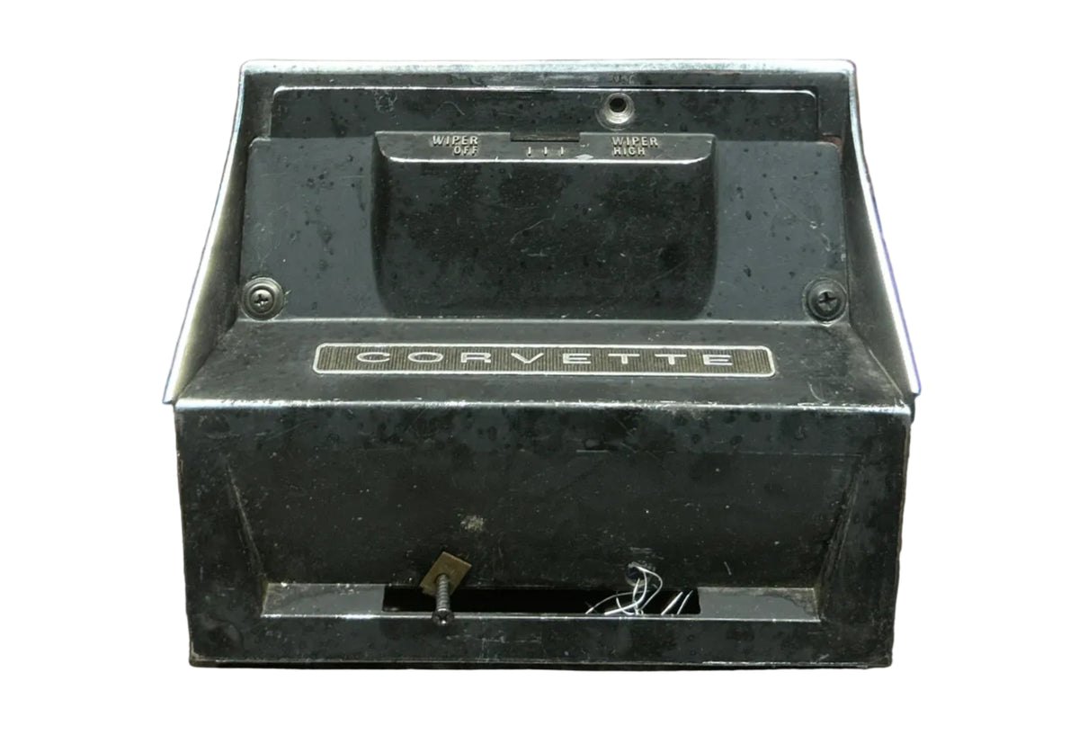 73-76 C3 Corvette Wiper Switch Bezel Trim Cluster Console Gauge Panel OE
