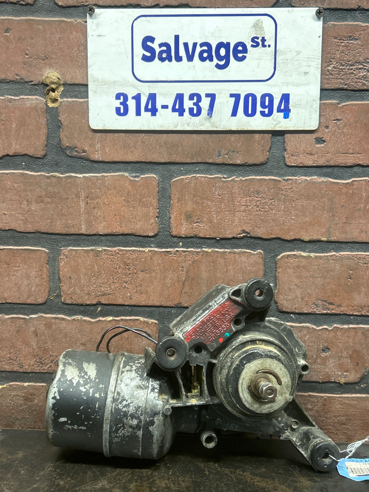 1974-1982 Chevy Corvette C3 Front Windshield Wiper Motor Transmission OEM