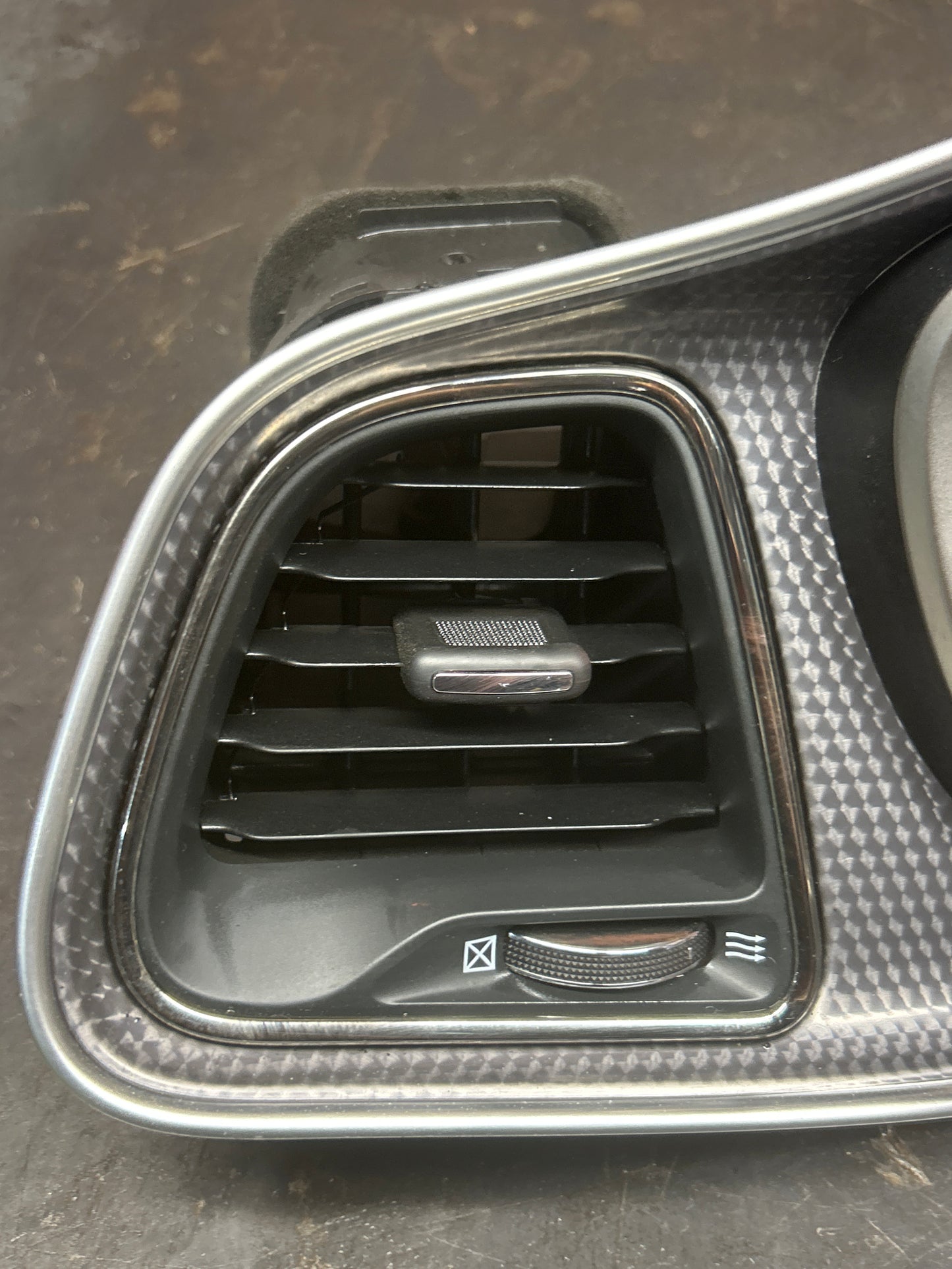 15-23 Challenger SRT Hellcat OEM Dash Speedometer & radio Trim Bezel W/Vents