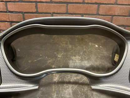 15-23 Challenger SRT Hellcat OEM Dash Speedometer & radio Trim Bezel W/Vents