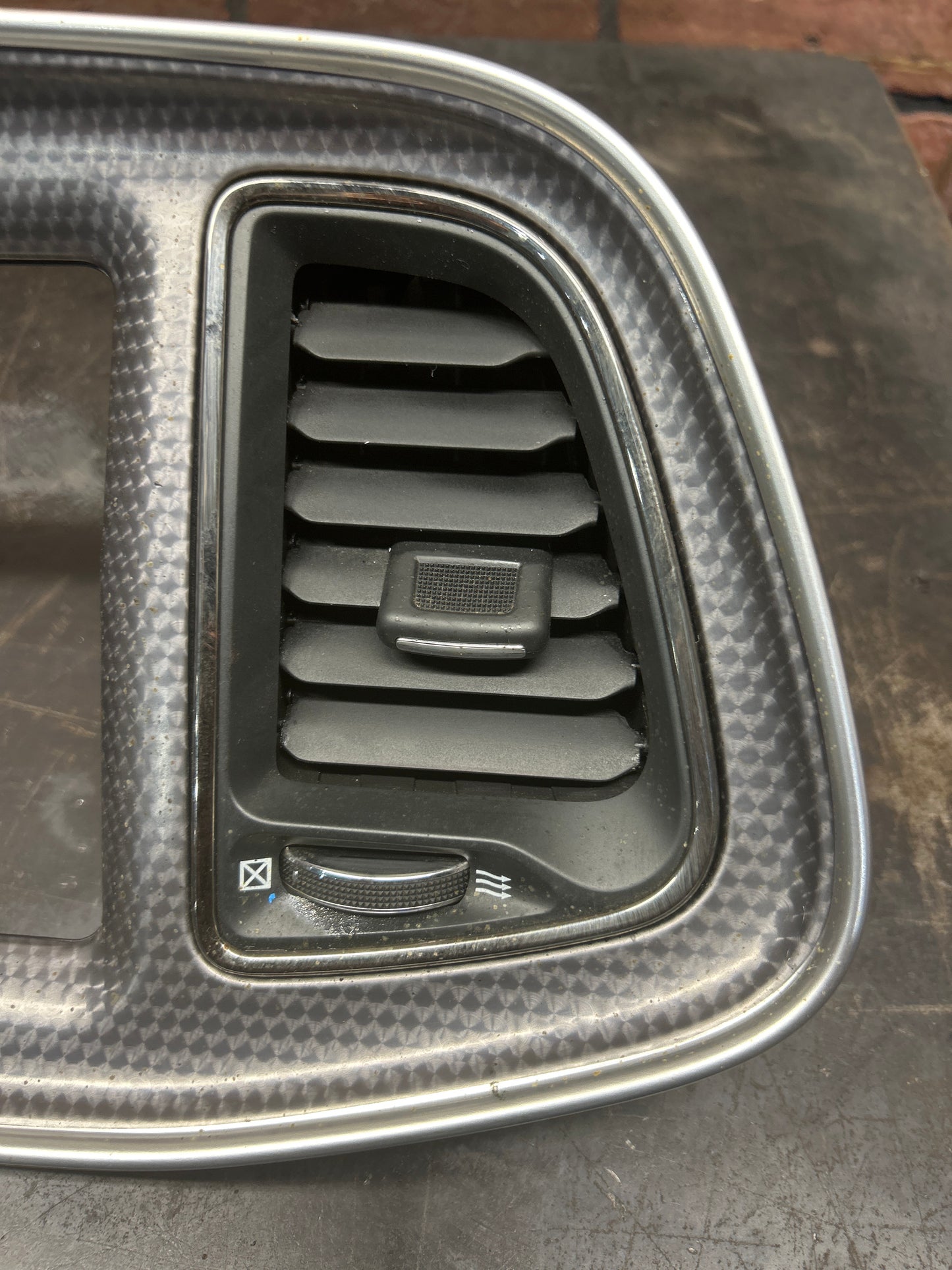 15-23 Challenger SRT Hellcat OEM Dash Speedometer & radio Trim Bezel W/Vents