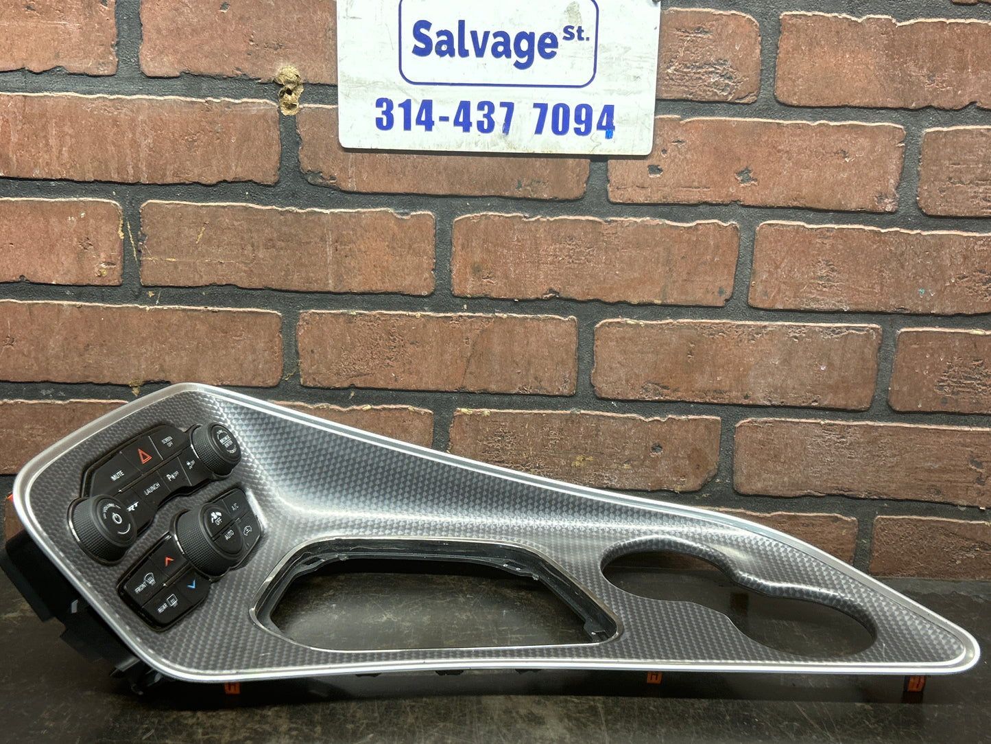 2015-2023 Dodge Challenger Hellcat OEM Automatic Shifter Trim Bezel 5LF10XSCAD