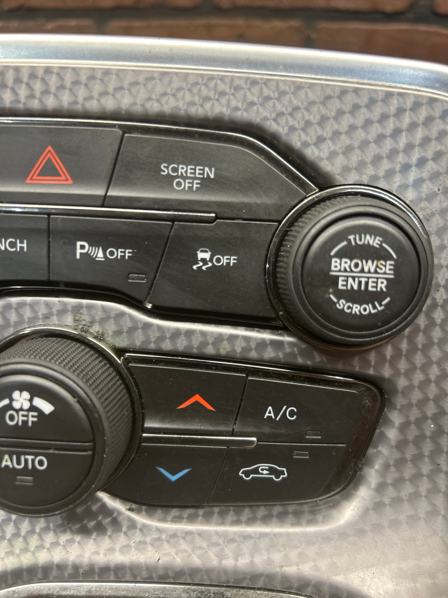 2015-2023 Dodge Challenger Hellcat OEM Automatic Shifter Trim Bezel 5LF10XSCAD