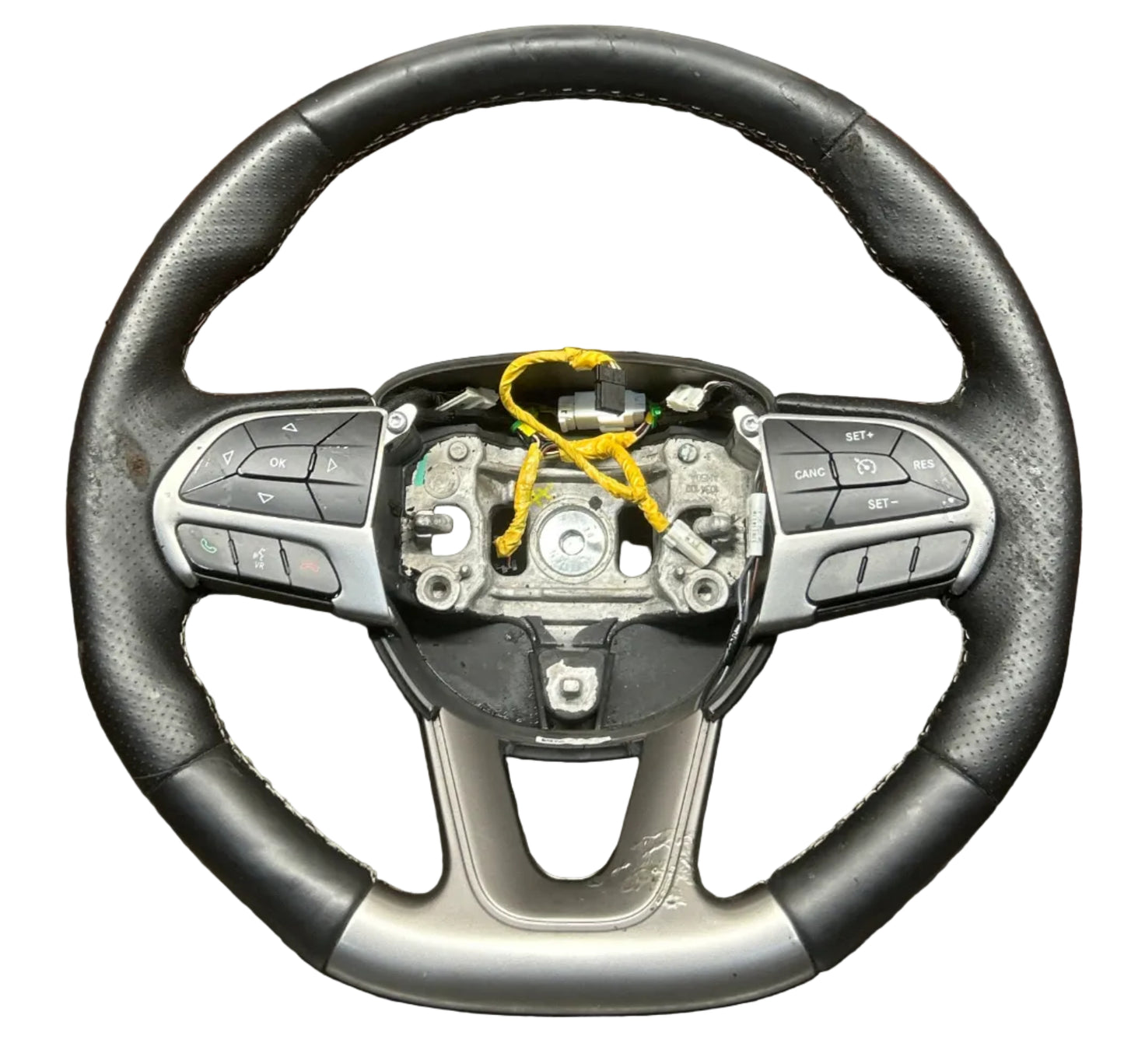 15-23 Charger/Challenger SRT Hellcat OEM Flat Bottom Leather Steering Wheel