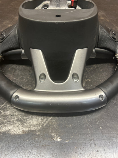 15-23 Charger/Challenger SRT Hellcat OEM Flat Bottom Leather Steering Wheel