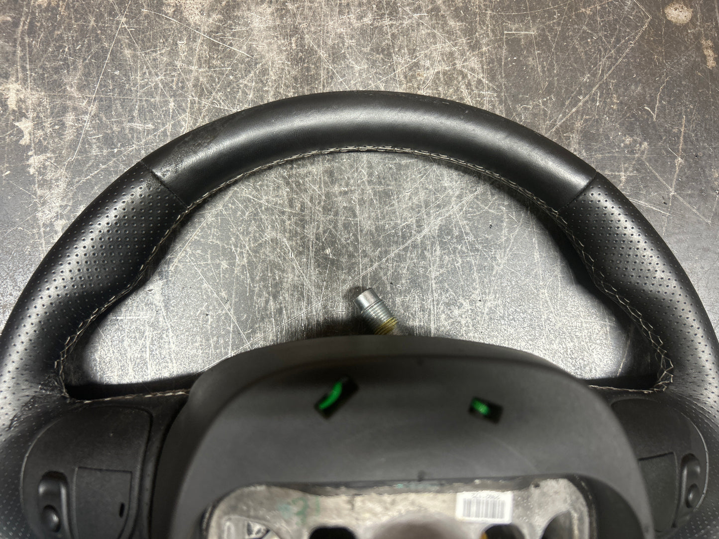15-23 Charger/Challenger SRT Hellcat OEM Flat Bottom Leather Steering Wheel