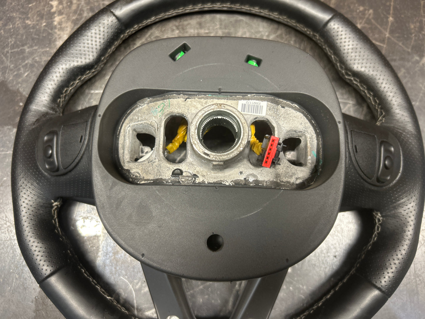 15-23 Charger/Challenger SRT Hellcat OEM Flat Bottom Leather Steering Wheel