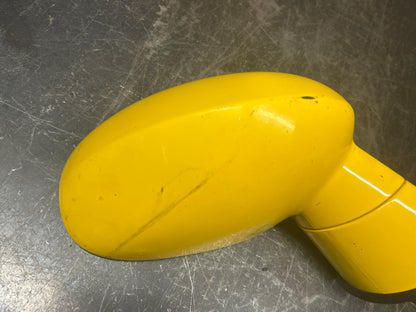 2015-2019 DODGE CHALLENGER HELLCAT YELLOW FRONT RIGHT SIDE VIEW DOOR MIRROR OEM