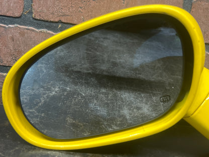 2015-2019 DODGE CHALLENGER HELLCAT YELLOW FRONT LEFT SIDE VIEW DOOR MIRROR OEM