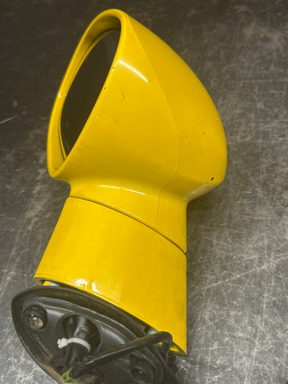 2015-2019 DODGE CHALLENGER HELLCAT YELLOW FRONT LEFT SIDE VIEW DOOR MIRROR OEM