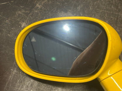 2015-2019 DODGE CHALLENGER HELLCAT YELLOW FRONT LEFT SIDE VIEW DOOR MIRROR OEM