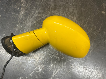 2015-2019 DODGE CHALLENGER HELLCAT YELLOW FRONT LEFT SIDE VIEW DOOR MIRROR OEM