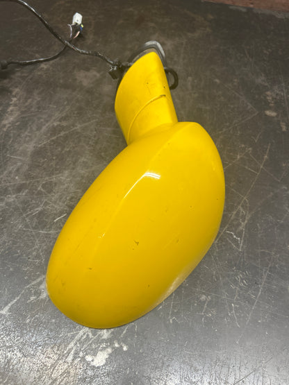 2015-2019 DODGE CHALLENGER HELLCAT YELLOW FRONT LEFT SIDE VIEW DOOR MIRROR OEM