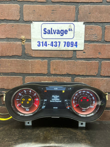 2017 CHALLENGER HELLCAT SRT 6.2L INSTRUMENT GAUGE CLUSTER SPEEDOMETER RED 200MPH
