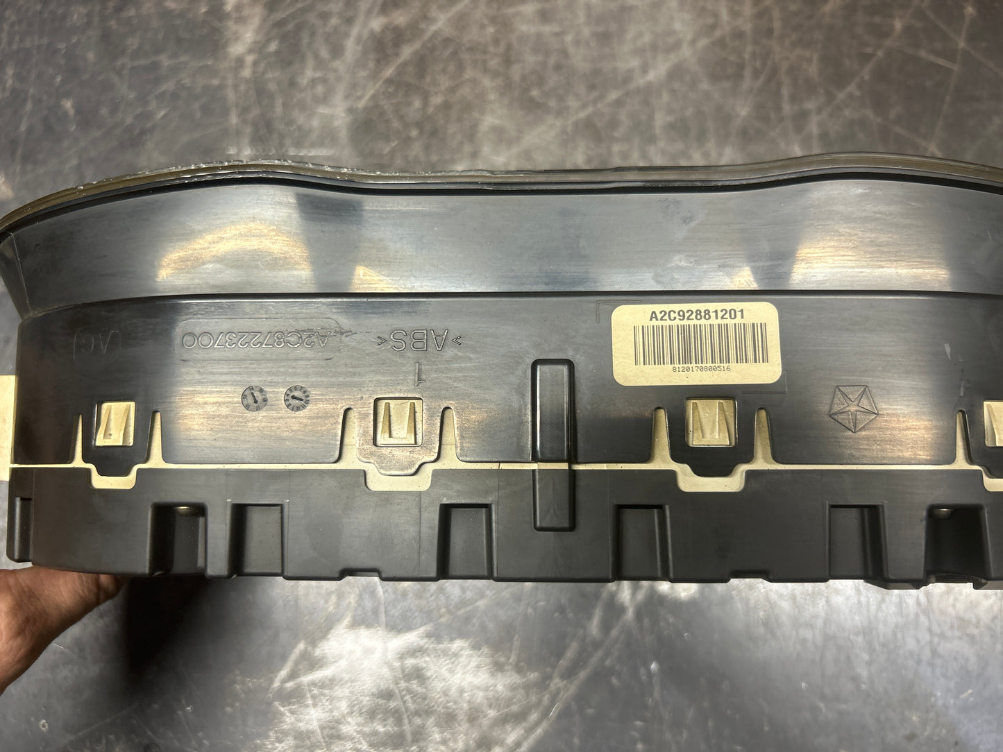 2015-2023 DODGE CHALLENGER HELLCAT SRT INSTRUMENT CLUSTER W/RED INSERTS 200MPH