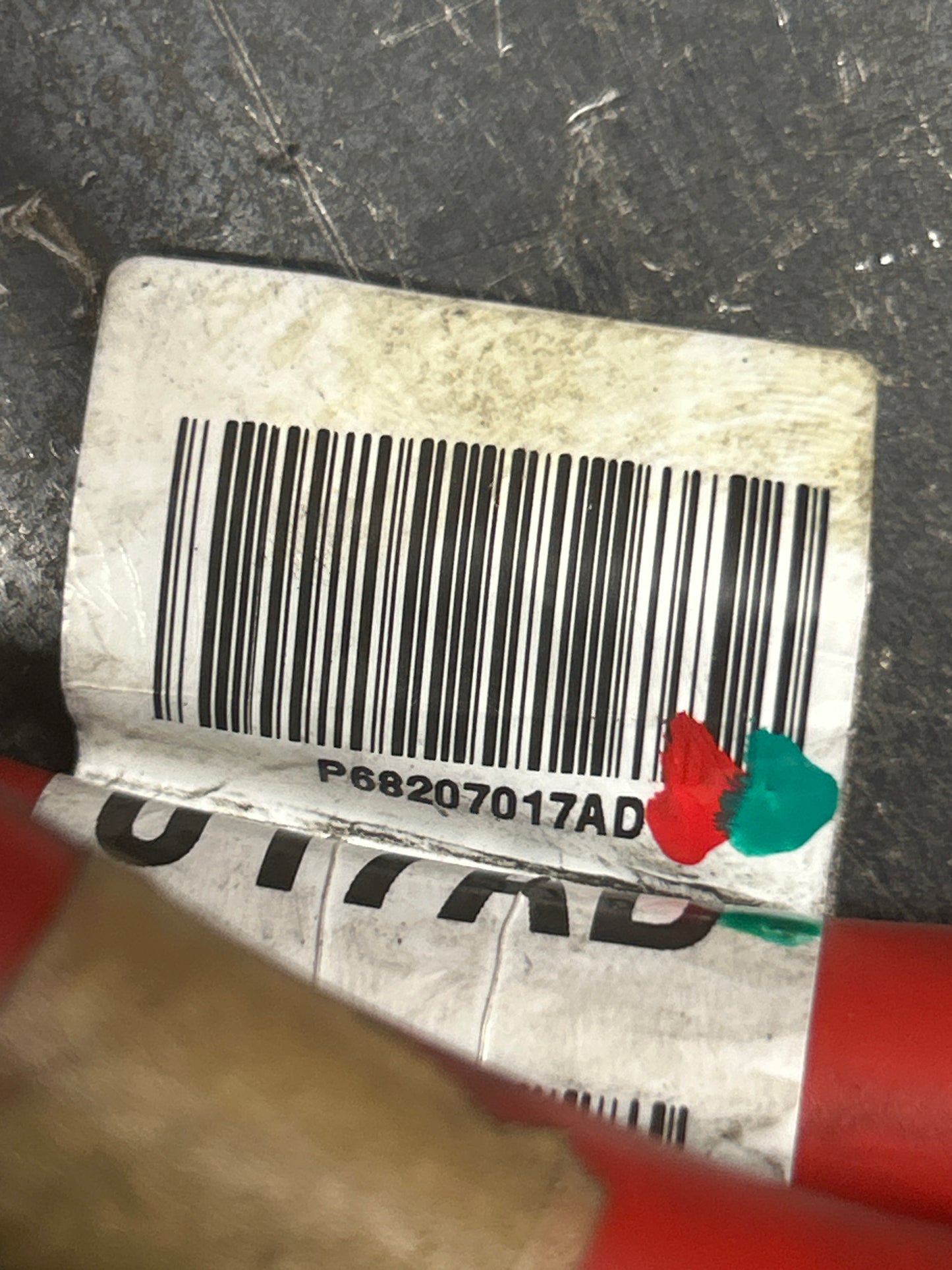 2011-2023 DODGE CHALLENGER HELLCAT ENGINE POSITIVE BATTERY CABLE OEM 68207017AD