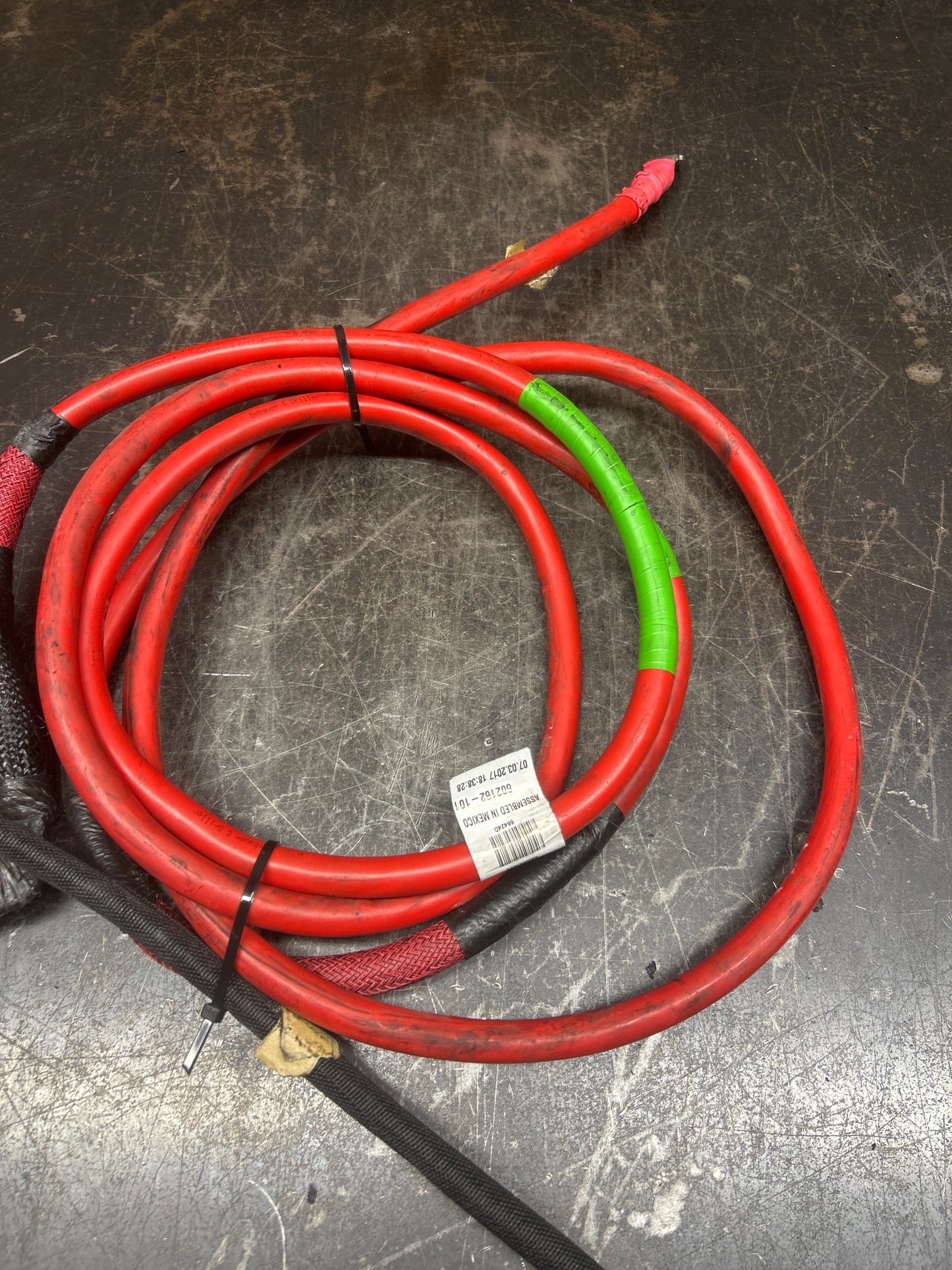 2011-2023 DODGE CHALLENGER HELLCAT ENGINE POSITIVE BATTERY CABLE OEM 68207017AD