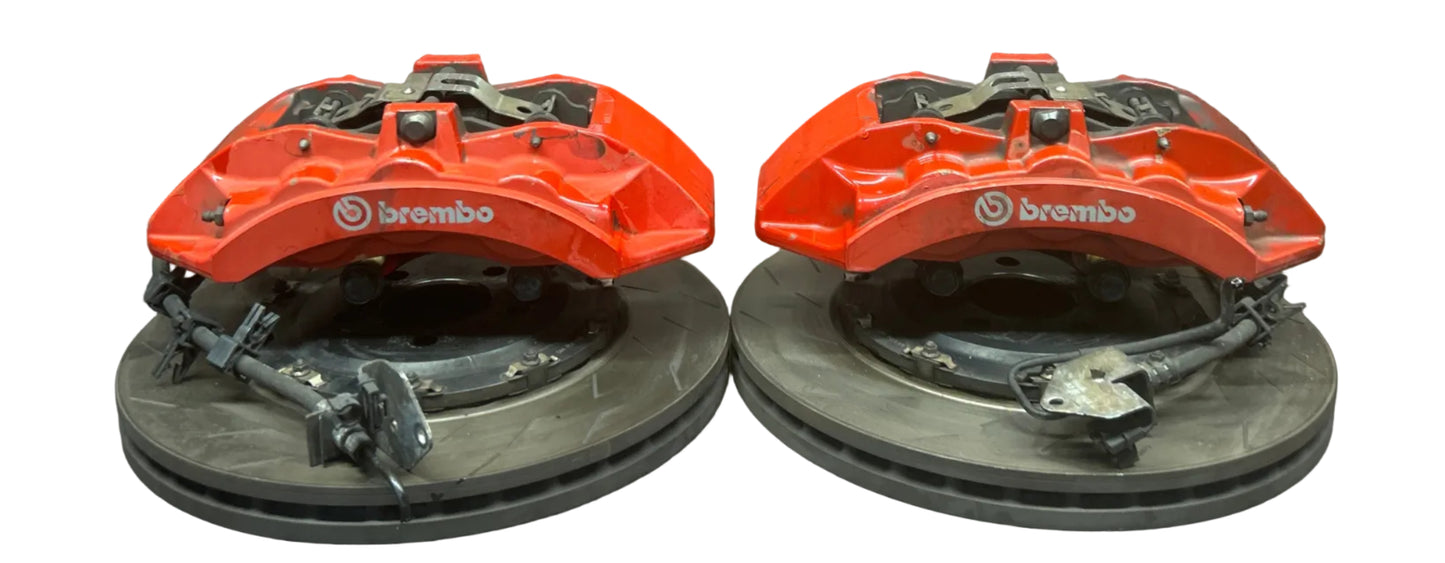 2015–2023 CHALLENGER/CHARGER HELLCAT 6PISTON BREMBO FRONT CALIPERS & ROTORS OEM