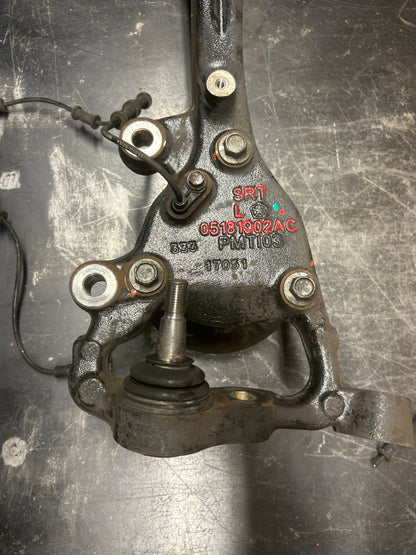 15-23 DODGE CHARGER/CHALLENGER FRONT SPINDLE KNUCKLE PAIR 6 PISTON BREMBO SWAP