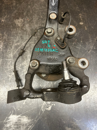 15-23 DODGE CHARGER/CHALLENGER FRONT SPINDLE KNUCKLE PAIR 6 PISTON BREMBO SWAP