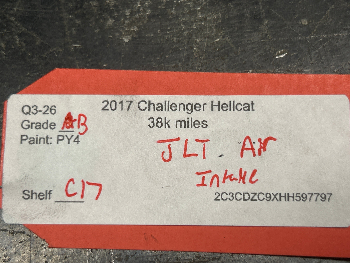 JLT Cold Air Intake for 17-20 Charger Hellcat & 17-18 Challenger Hellcat SRT