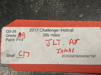 JLT Cold Air Intake for 17-20 Charger Hellcat & 17-18 Challenger Hellcat SRT