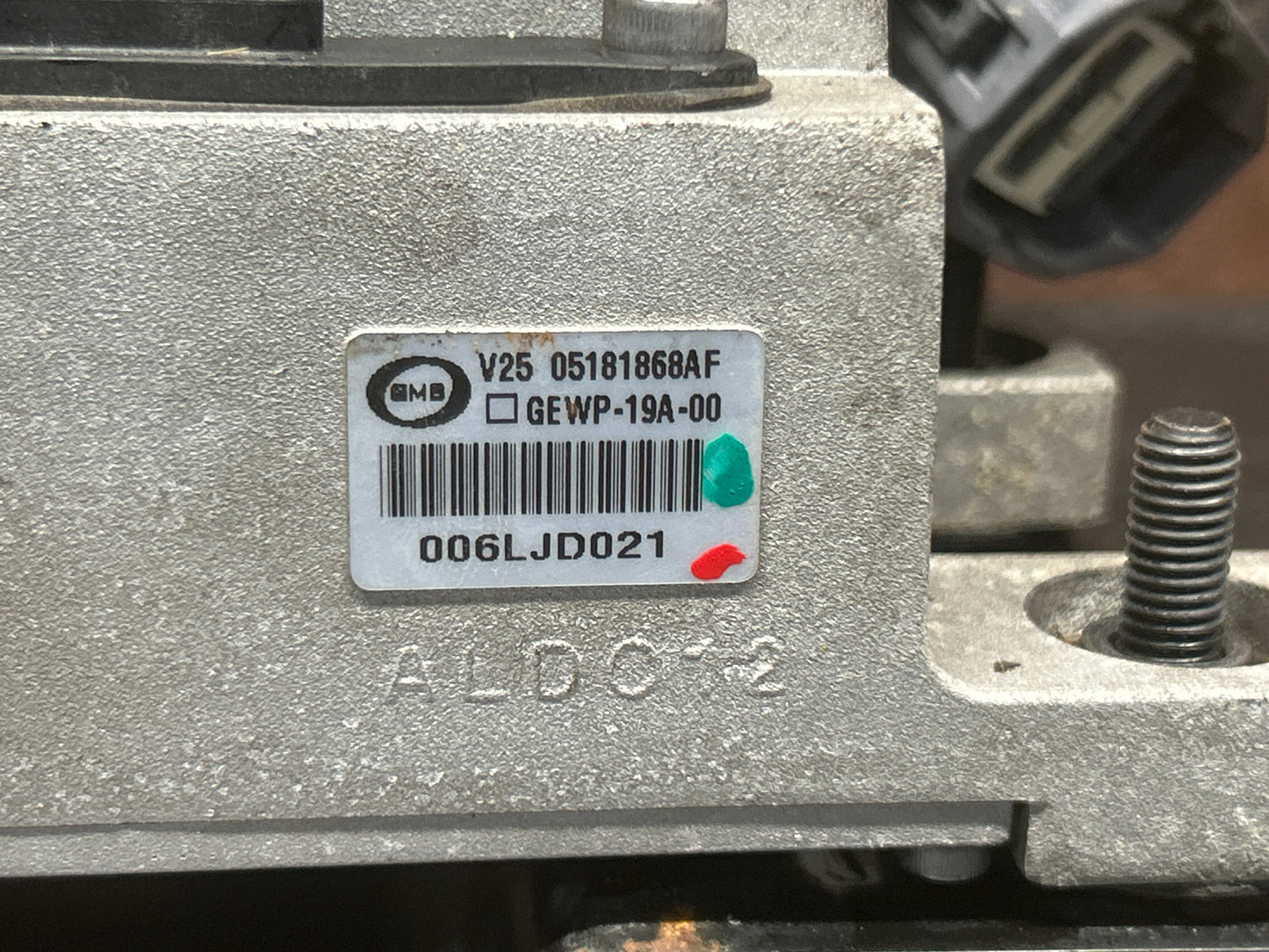 15-17 Dodge Charger Challenger Auxiliary Coolant Pump 6.2L 05181868AF OEM