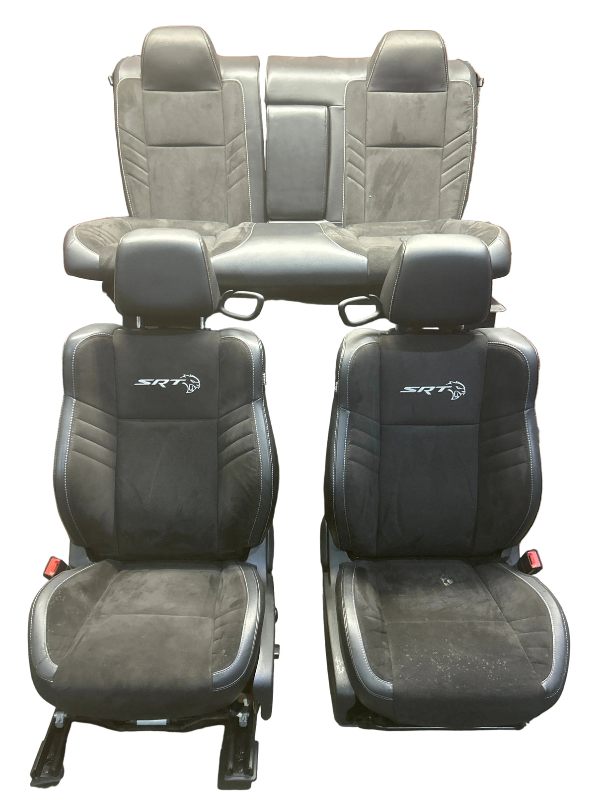 2015-2023 DODGE CHALLENGER HELLCAT SEAT SET ELECTRIC BUCKET SEATS W/TRACK OEM