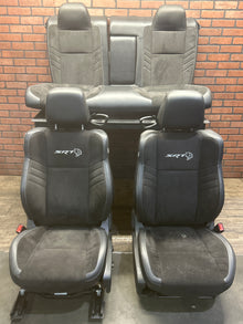 15-23 DODGE CHALLENGER SRT HELLCAT BLACK LEATHER SUEDE SEAT SET SEATS OEM 39K