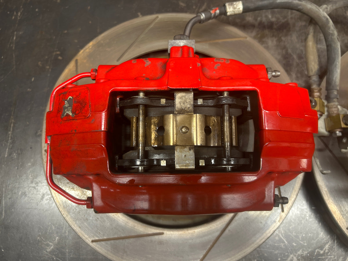 2012-2023 Challenger/Charger/300 SRT 4-piston Rear LH RH Brake Calipers W/Rotors