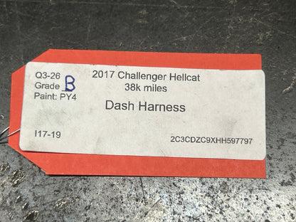 2017 Hellcat Challenger Dash Instrument Panel Wiring 68304941AC OEM