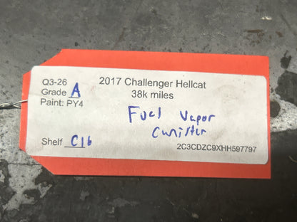 15-23 DODGE CHALLENGER CHARGER FUEL VAPOR CHARCOAL CANISTER W/ESIM 68342222AC