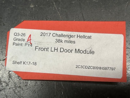 14-23 Dodge Challenge Front Left Passenger Side Door Control Module OEM