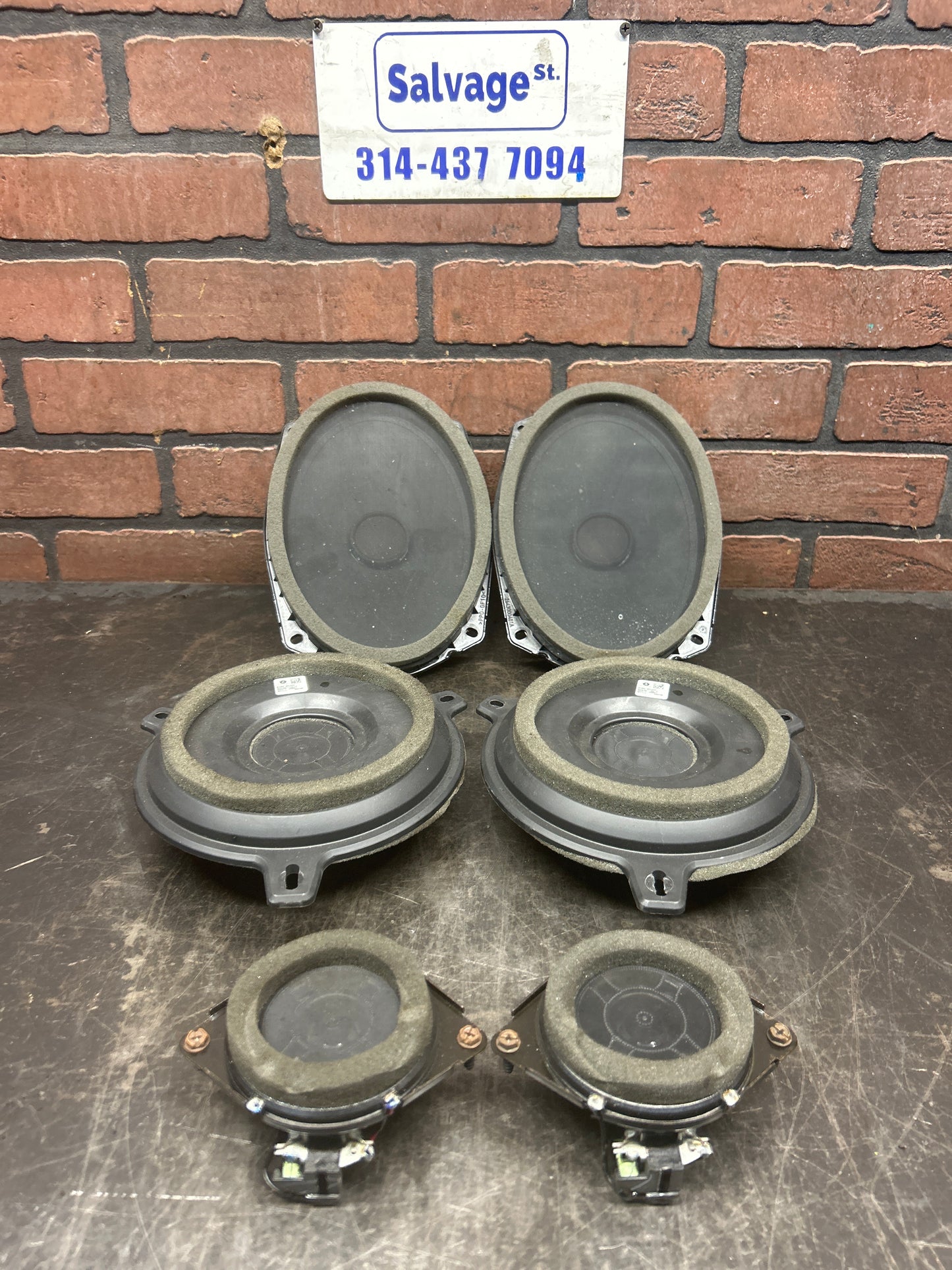 2015-2023 Mopar Dodge Challenger Harman Kardon Speaker Set of 6 05091042AC OEM