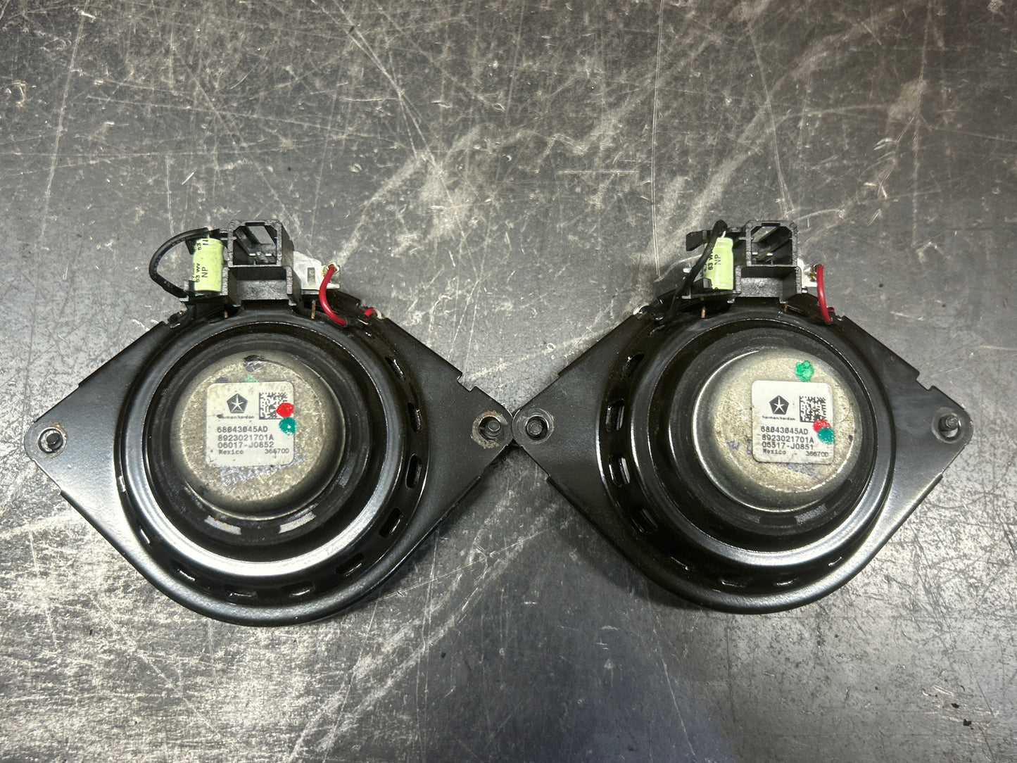 2015-2023 Mopar Dodge Challenger Harman Kardon Speaker Set of 6 05091042AC OEM